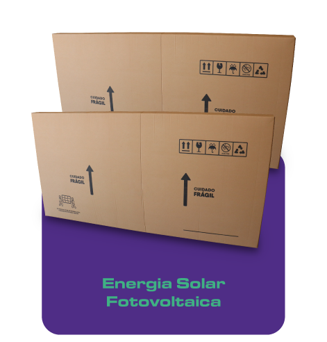 Embalagens para Energia Solar Fotovoltaica